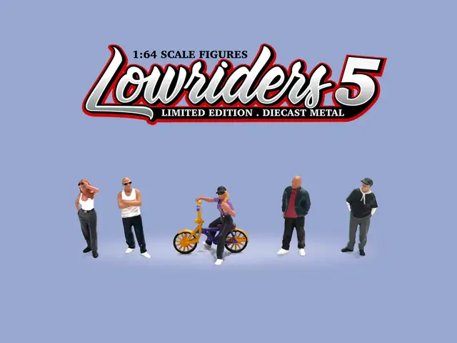 AMERICAN DIORAMA American Diorama - 1/64 Figure Set: Lowriders 5