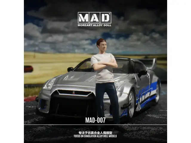 MOREART MoreArt - 1/64 White T-shirt Man Doll