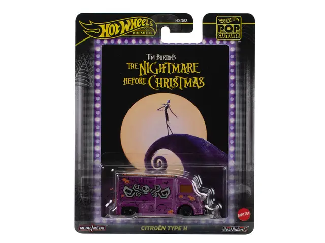 MATTEL Hot Wheels - 1/64 Premium The Nightmare Before Christmas - Pop Culture - JBL78