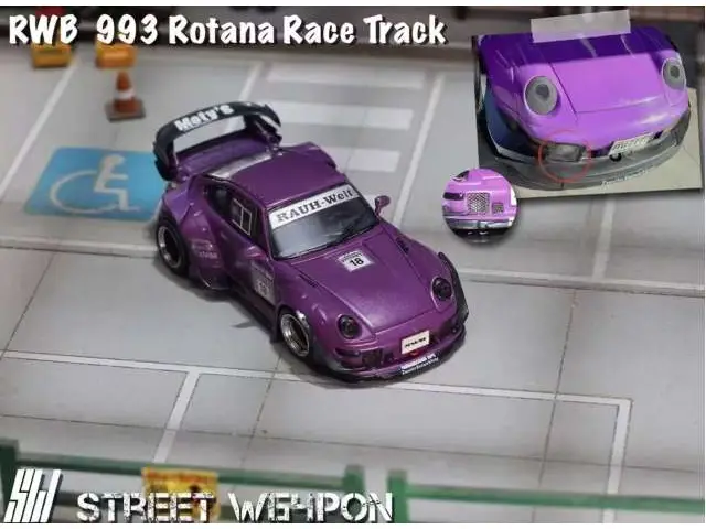 STREET WEAPON Street Weapon - 1/64 RWB 993, new matte purple