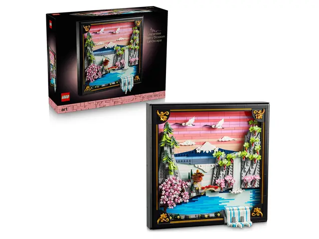 LEGO® Japanese Cherry Blossom Landscape