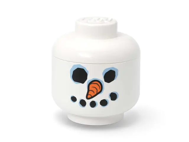 ROOM COPENHAGEN A/S Boîte de rangement Mini bonhomme de neige en forme de tête
