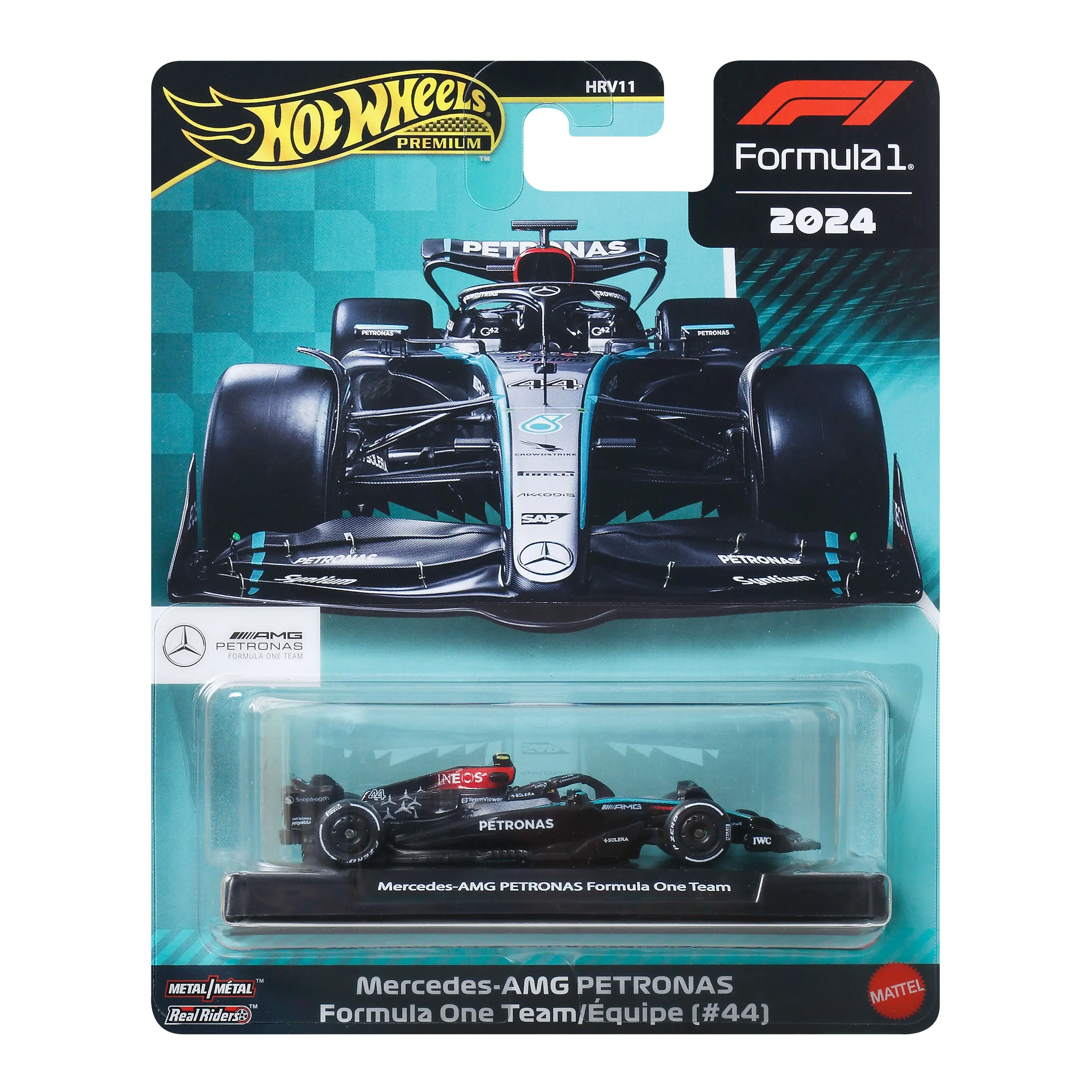 LToys | MATTEL Hot Wheels Premium F1 - 1/64 2024 Mercedes-AMG