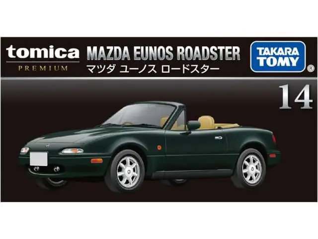 TOMICA Tomica Premium - #14 Mazda Eunos Roadster *Takara Tomy*, green