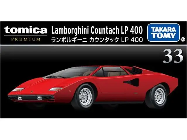 TOMICA Tomica Premium - #33 Lamborghini Countach LP 400 *Takara Tomy*, red