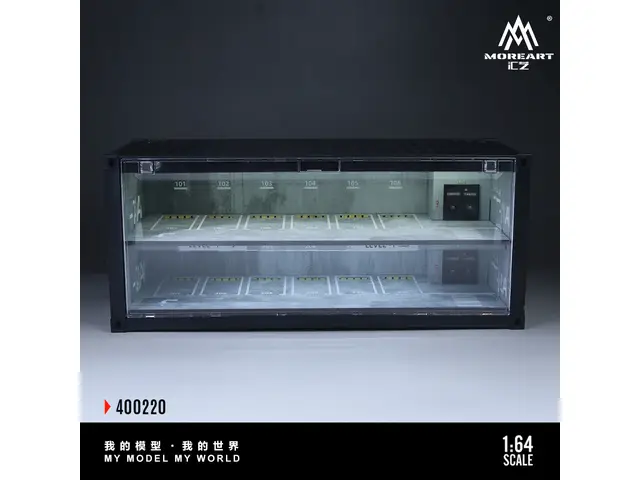 MOREART MoreArt - 1/64 Container Underground Parking Garage Scene MO400220