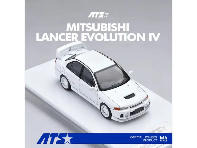 ATS ATS - 1/64 Mitsubishi EVO 4 - White ATS881001
