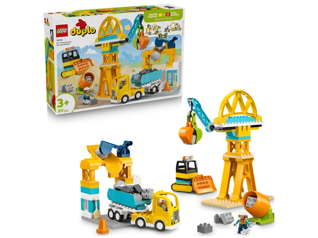 LEGO® Baustelle mit Baufahrzeugen – 3-in-1-Set