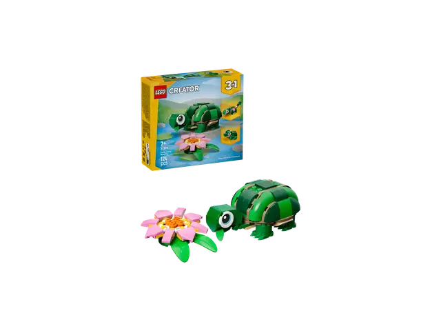 LEGO® Schildkröte mit Seerose