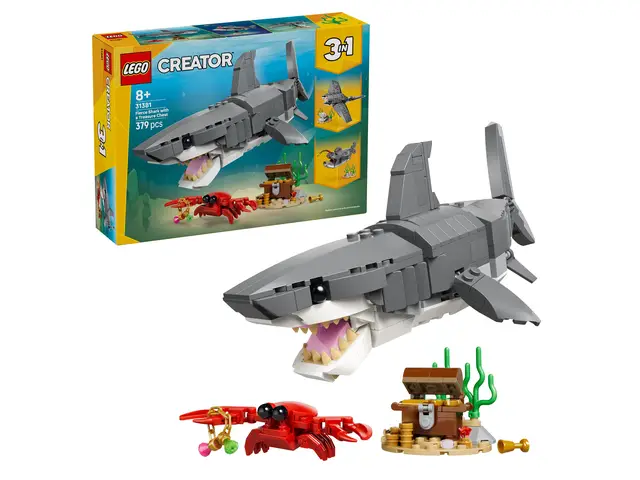 LEGO® Wilder Hai mit Schatztruhe