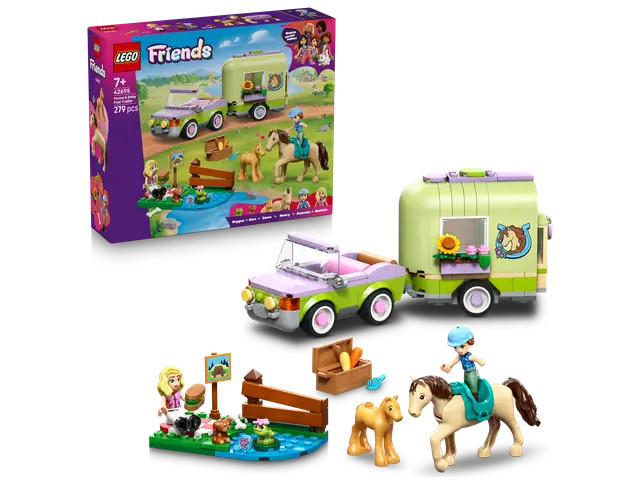 LEGO® Pferd und Fohlen mit Pferdeanhänger