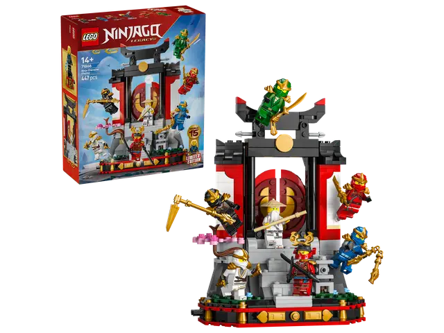 LEGO® 15-jähriges Jubiläum: Ninja-Charaktere zum Ausstellen