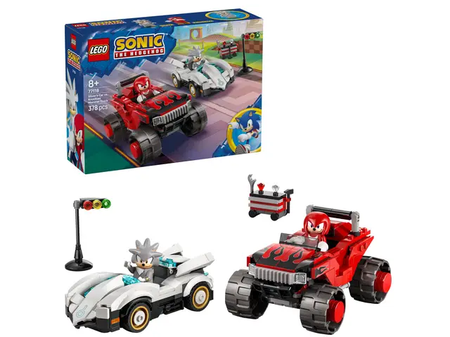 LEGO® Silvers Auto vs. Knuckles' Monstertruck