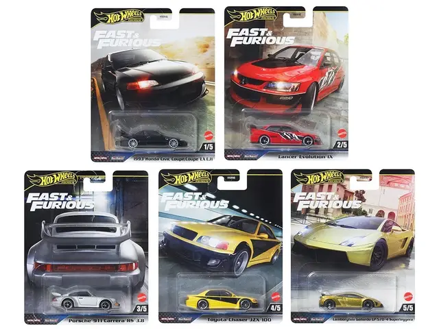 MATTEL Hot Wheels - 1/64 Fast & the Furious Assortment 979M + Blister