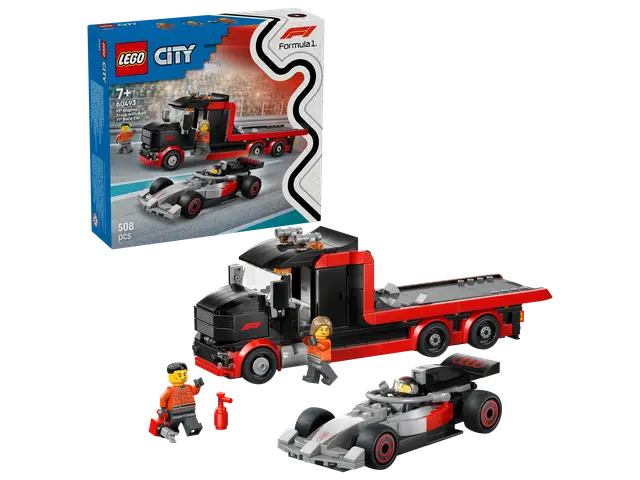 LEGO® F1® Truck mit Audi F1® Rennwagen