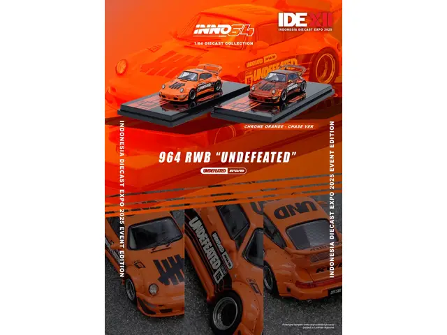 INNO64 Inno64 - 1/64 964 RWB “UNDEFEATED” Orange
