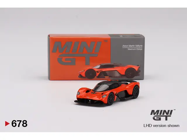 MINI GT Mini GT - 1/64 Aston Martin Valkyrie Maximum Orange - MGT00678-L