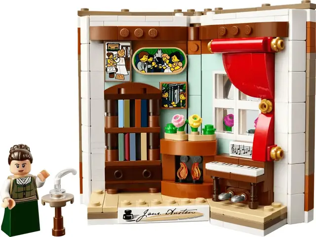 LEGO® Hommage an Jane Austens Bücher Set, Limitierte Edition, 361 Teile, bunt