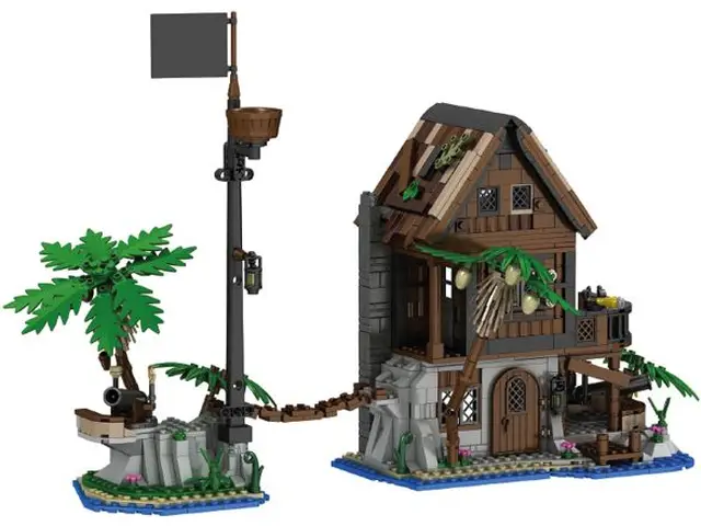 BRIXIES Pirate island large