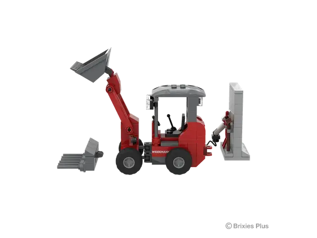 BRIXIES Weidemann 1190e with Wallbock + shovel