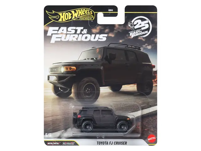MATTEL Hot Wheels Fast & Furious Cars, Premium Car Toyota Fj Cruiser