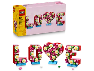 LEGO Saisonnier - Les lettres Love - 40867