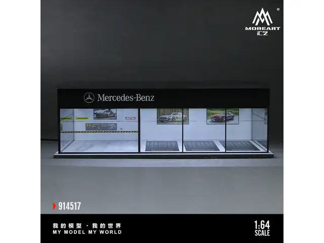 MOREART MoreArt - 1/64 Mercedes Showroom Diorama mit Beleuchtung - MO914517