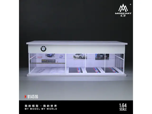 MOREART MoreArt - 1/64 BMW Showroom Diorama mit Beleuchtung - MO914516