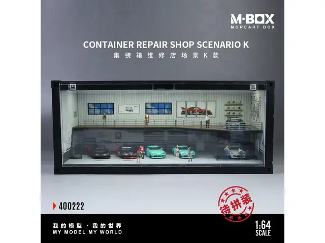 MOREART MoreArt - 1/64 Container Repair Shop Scene Simulation Model K - MB400222