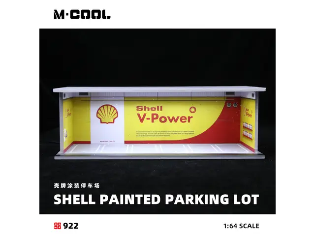 MOREART M-COOL - 1/64 Shell painted parking lot-with lights - MC914922
