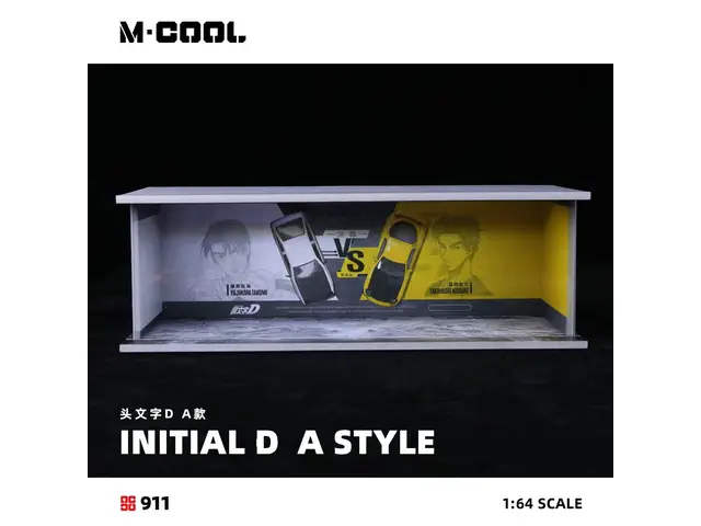 MOREART M-COOL - 1/64 Initial-D A Model Set - with Lights - MC914911