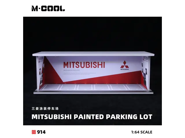 MOREART M-COOL - 1/64 Mitsubishi Painted Parking Lot - With Lights - MC914914