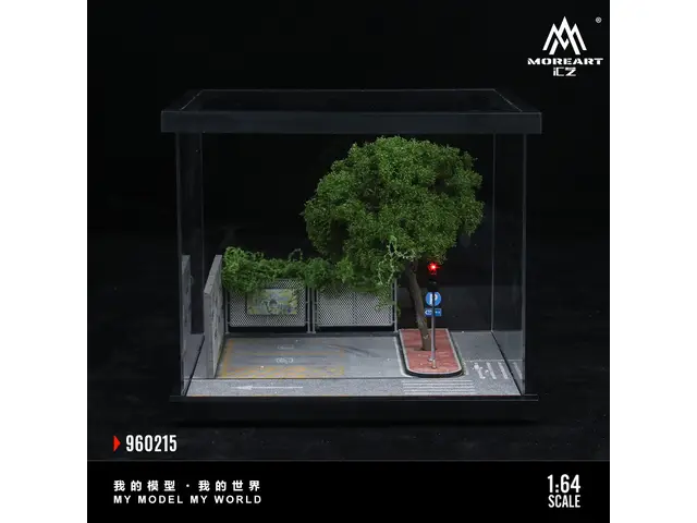 MOREART MoreArt - 1/64 Street Scene Diorama mit Beleuchtung - MO960215