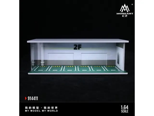 MOREART MoreArt - 1/64 2F Parking Lot - Lighted Scene MO914411