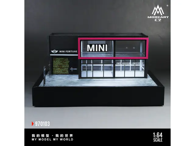 MOREART MoreArt - 1/64 MINI Car Showroom (without dust cover) MO970103