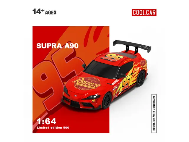 COOL.CAR Cool Car - 1/64 Superb A90 - Lightning McQueen livery - CC647416
