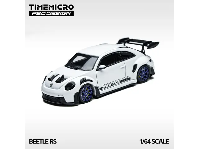 TIME MICRO TimeMicro × PSC DESIGN - 1/64 Beetle RS White - TM647901