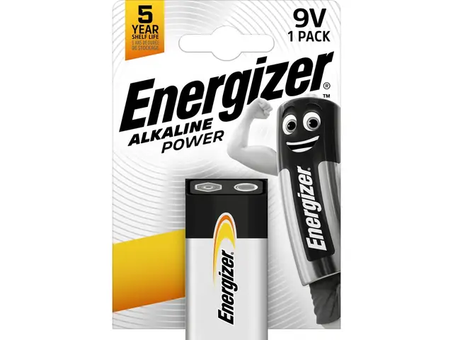 ENERGIZER BATTERIES Energizer 6LR61 Alkaline Power Blister 1