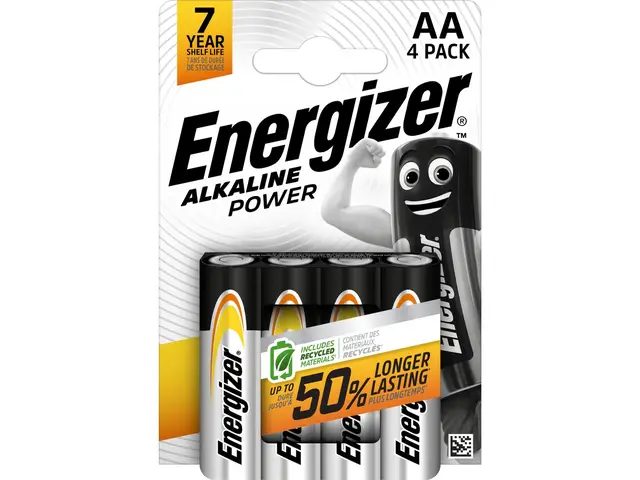 ENERGIZER BATTERIES Energizer LR06 Alkaline Power Blister 4