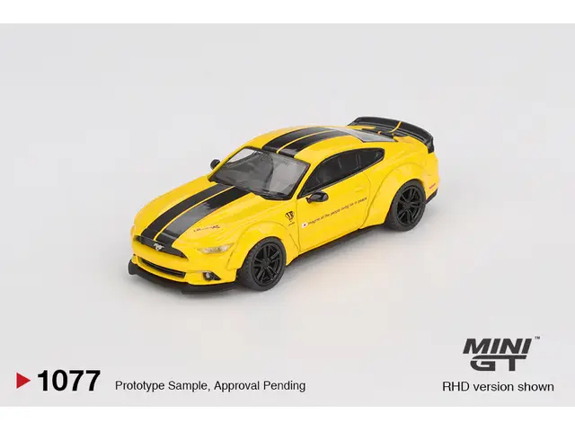 MINI GT Mini GT - 1/64 LB-Works Ford Mustang Triple Yellow - MGT01077-L