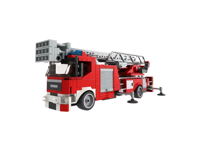 BRIXIES Feuerwehr Drehleiter / Turntable ladder