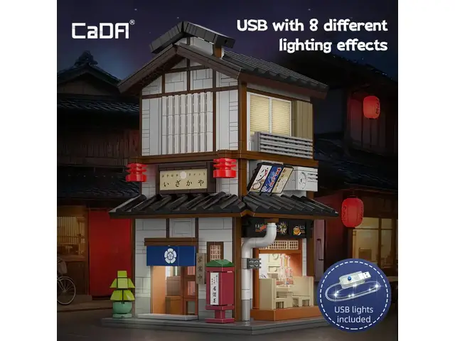 CADA Cada - Japanese Street Scene - Yakitori Izakaya - 1195 pcs