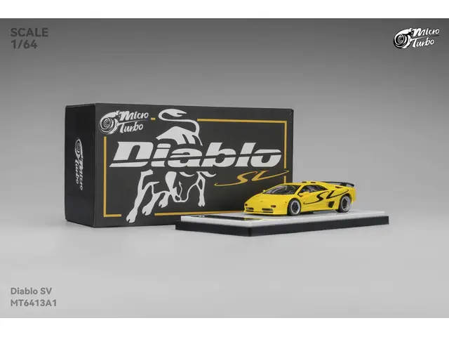 MICROTURBO Microturbo - 1/64 Custom Diablo SV - Metallic Yellow