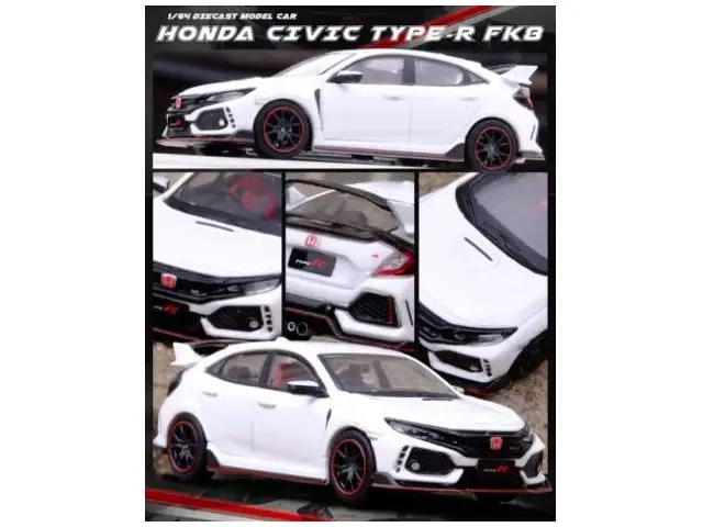 INNO64 Inno64 - 1/64 Honda Civic Type-R (FK8), white