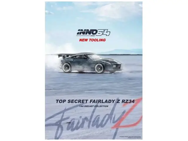 INNO64 Inno64 - 1/64 Top Secret Fairlady Z (RX34), stealth grey