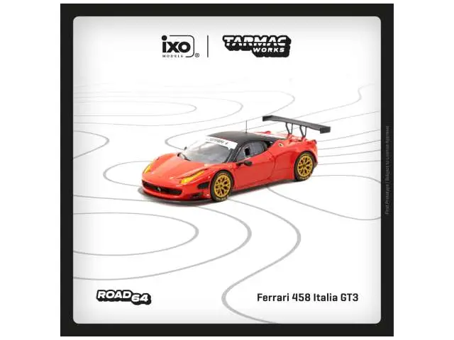 TARMAC Tarmac - 1/64 ferrari 458 italia gt3, red