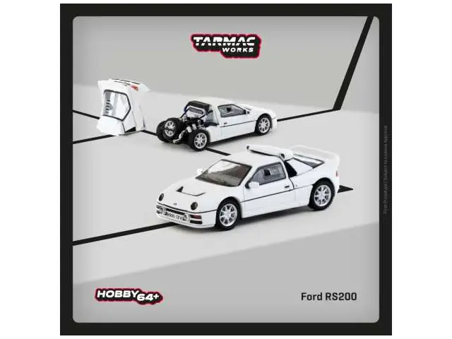 TARMAC Tarmac - 1/64 Ford RS200, white