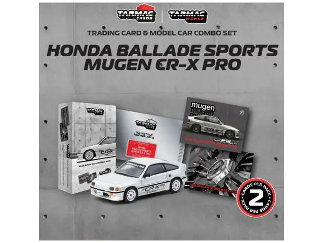 TARMAC Tarmac - 1/64 Honda Ballade Sports MUGEN CR-X PRO, silver