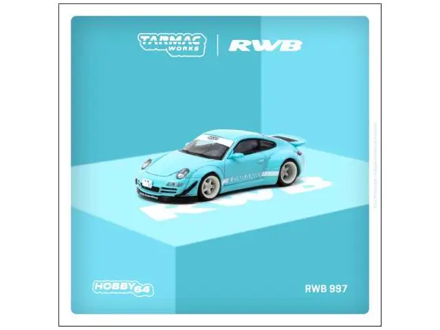 TARMAC Tarmac - 1/64 Porsche RWB 997 *Lomianki*, blue