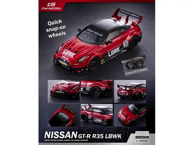 CM-MODEL CM Model - 1/64 Nissan R35 LBWK Super Silhouette 35GT-RR CM64-35RR-01